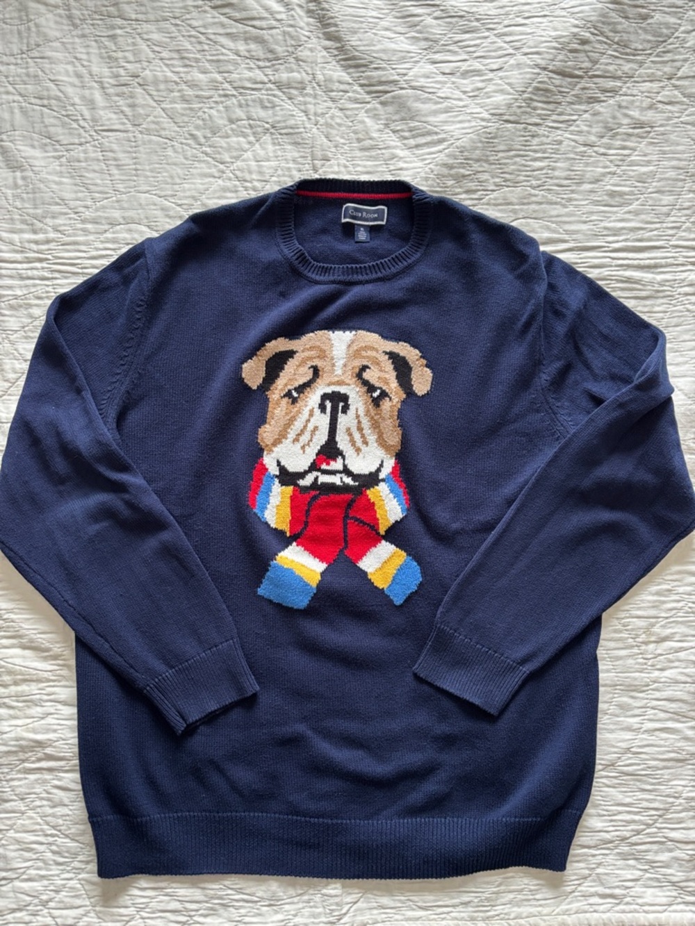Club Room Bulldog 🐶 Sweater